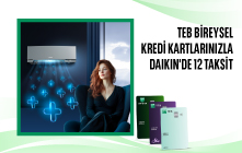 DAIKIN'de 12 taksit!
